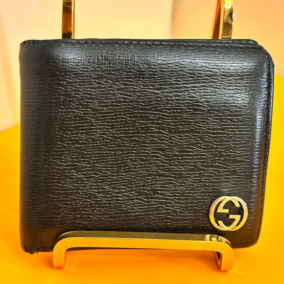 Gucci Mans wallet Black Mamab Black leather box quality and soft leather from GG - Picture 1 of 15